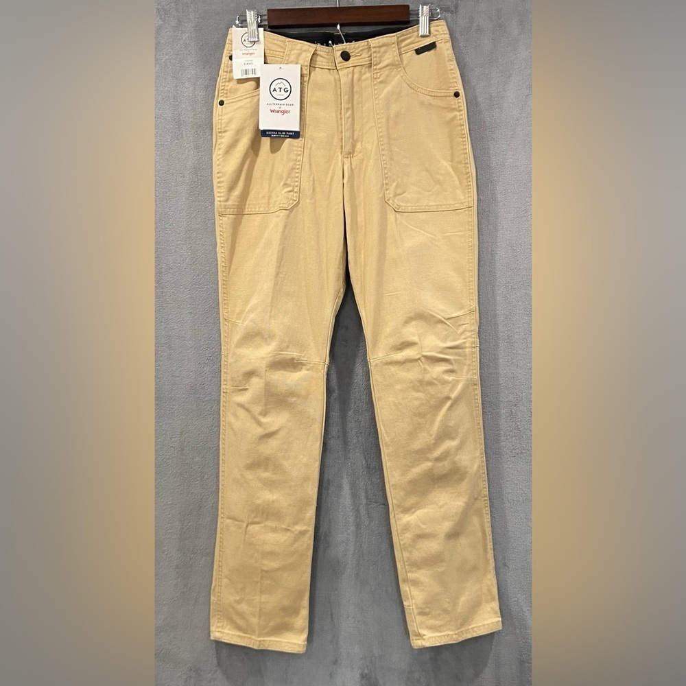Wrangler ATG Pants Women’s 6  Khaki Sierra Slim Fit All Terrain Gear Hiking NWT